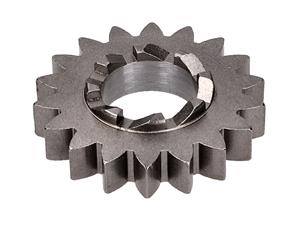 OEM Standard Meenemer / Kickstarterrad 18 Tanden 3-versenelling-Aandrijving voor Simson S50, KR51, KR51/1, SR4-1, SR4-2, SR4-2/1, Schwalbe, Star, Sperber, Spatz...