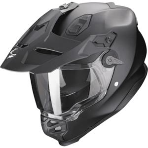 ADF-9000 Air Solid Mat, Dual Sport motorhelm, Parel Zwart