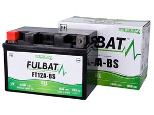 Fulbat Scooter accu  FT12A-BS GEL