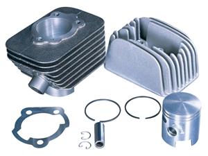 Polini Cilinderkit  Gietijzer Racing 63cc 10mm Pistonpen voor Piaggio Ciao
