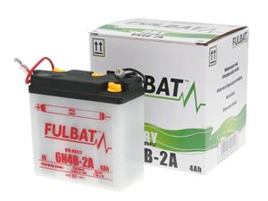 Fulbat Scooter accu  6V 6N4B-2A DRY incl. Zuurpakket