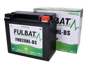 Fulbat Scooter accu  FHD20HL-BS GEL voor Harley Davidson