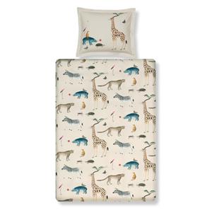 Vandyck Wild Animals Dekbedovertrek Cream Tan Kinderovertrek (120x150)