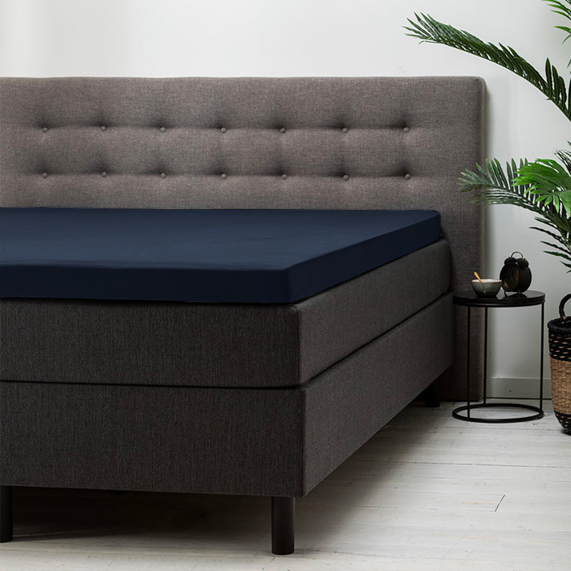 Fresh & Co Topper Hoeslaken - Katoen - 200x210 cm - Keuze Uit Meerdere Kleuren - - 