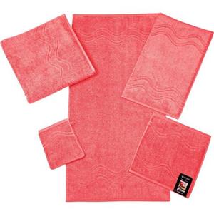 ROSS Seiftuch "Cashmere feeling", (6 tlg.), mit Wellen-Bordüre