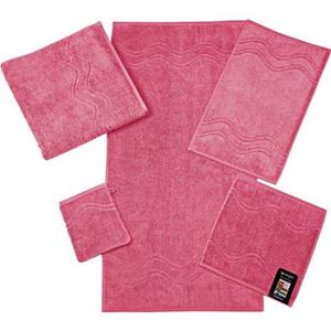 ROSS Seiftuch "Cashmere feeling", (6 tlg.), mit Wellen-Bordüre