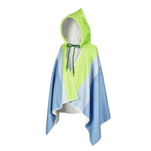 BECO SEALIFE handdoek met capuchon, blauw/groen