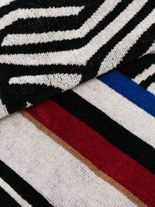 Missoni Home Handdoek met zigzag-patroon - Zwart