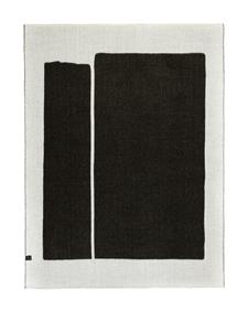 BLACKSAW Plaid van alpacawol - Zwart
