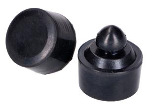 101 Octane Gummipilz Buddy zwart, 2 Stuks voor Simson S50, S51, S70