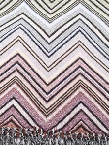 Missoni Home Deken met zigzag patroon - Blauw
