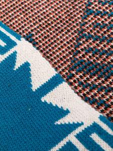 Alanui Deken met tijgerjacquard - Oranje