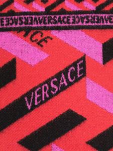 Versace Deken met Greca print - Rood