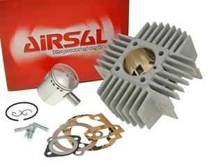 Airsal Cilinderkit  Racing 68,4cc 45mm met langen Kühlrippen voor Puch Automaat