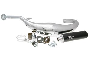 Turbo Kit Uitlaat  Carreras 80 Chroom voor Aprilia, RX, SX, Derbi Senda R, SM, GPR, Gilera