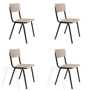 Zuiver Back To School Eetkamerstoel Mat (Set van 4)