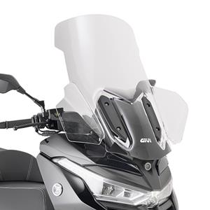 GIVI Windscherm, moto en scooter, D9256ST Verhoogd transparant