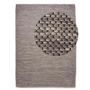 Nordic Weavers Wollen vloerkleed - Odda grijs - 160x230 cm - Grijs