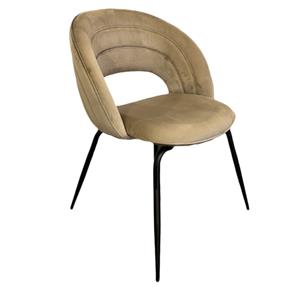 Industrielemeubelshop Stoel Rainbow stof sand white