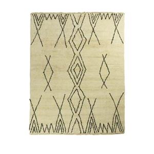 HSM Collection  Vloerkleed Ruit - Zwart|wit - 160x230