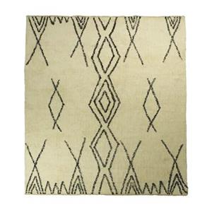 HSM Collection  Vloerkleed Ruit - Zwart|wit - 200x300