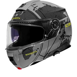 SCHUBERTH C5 Globe, Systeemhelm, Grijs Zwart