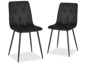Mobistoxx Set van 4 stoelen DEMOLOS zwart