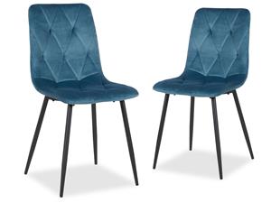 Mobistoxx Set van 4 stoelen DEMOLOS blauw