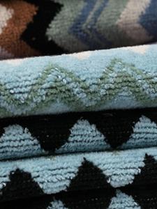 Missoni Home Vijf Adam handdoeken met zigzag print - Bruin