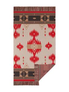 Alanui Deken met jacquard - Beige