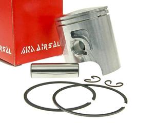 Airsal Zuiger Kit  Tech-Piston 72,4cc 48mm voor Derbi Senda GPR, Gilera GSM SMT RCR Zulu EBE, EBS