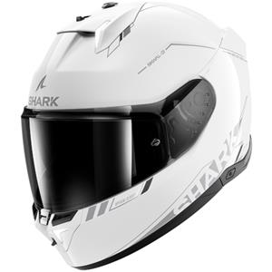 SHARK Skwal i3 Blank SP, Integraalhelm, Wit-Zilver-Antraciet WSA