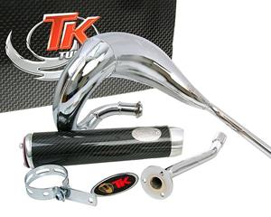 Turbo Kit Uitlaat  Bufanda RQ Chroom voor Derbi Senda (00-), Aprilia RX/SX, Gilera RCR/SMT
