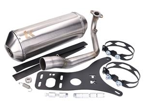 Turbo Kit Uitlaat  GMax RVS voor Peugeot Django 125, 150 AC 4T 14-20