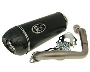 Turbo Kit Uitlaat  GMax Carbon H2 4T voor Vespa GTS 300