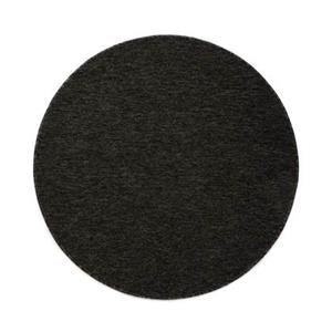 Tapeso Rond vloerkleed Lush - antraciet - 120 cm rond