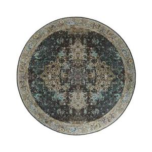 Heritaged Rond vintage vloerkleed - Fade No.2 groen - 115 cm rond -