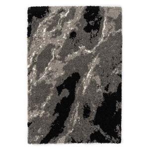 Boho&me Hoogpolig vloerkleed Marble Artisan - grijs - 80x200 cm