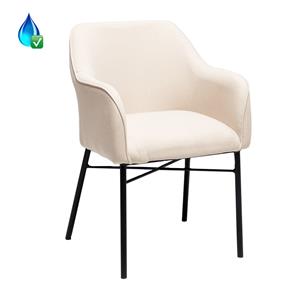 Industrielemeubelshop Stoel Vanja polyester beige