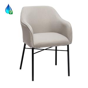 Industrielemeubelshop Stoel Vanja polyester grijs