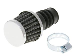 Diverse / Import Luchtfilter Powerfilter 17mm voor Brommer met 12-15mm Bing Carburateur