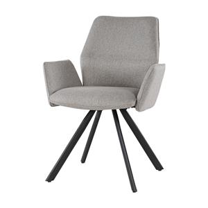 Industrielemeubelshop Stoel Diana stof taupe