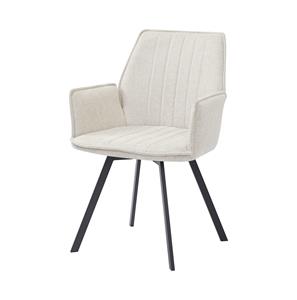 Industrielemeubelshop Stoel Louise stof beige
