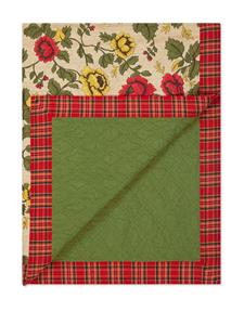 Gucci Deken met bloemenprint - Rood