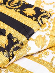 Versace Plaid met barokprint - Wit
