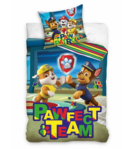 SlaapTextiel PAW Patrol Dekbedovertrek Pawfect Team