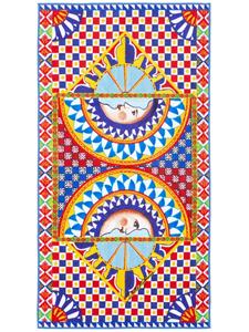 Dolce & Gabbana Handdoek van badstof - Blauw