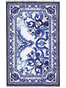 Dolce & Gabbana Blu Mediterraneo bath towel (180cm x 120cm) - Blauw