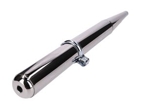 Diverse / Import Uitlaat Chroom 28mm met Prallblech voor Simson S50, S51, S53, S70, S83, KR51/2