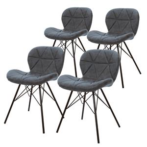 ML-Design Set van 4 eetkamerstoelen Sandy | 